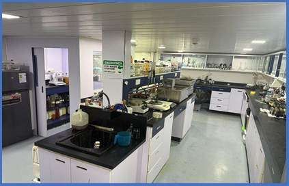 Vista general del laboratorio