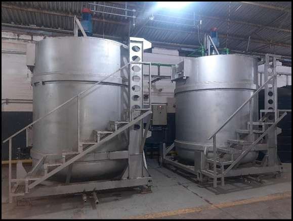 Tanques de fabricación y almacenaje de R&M Chemical