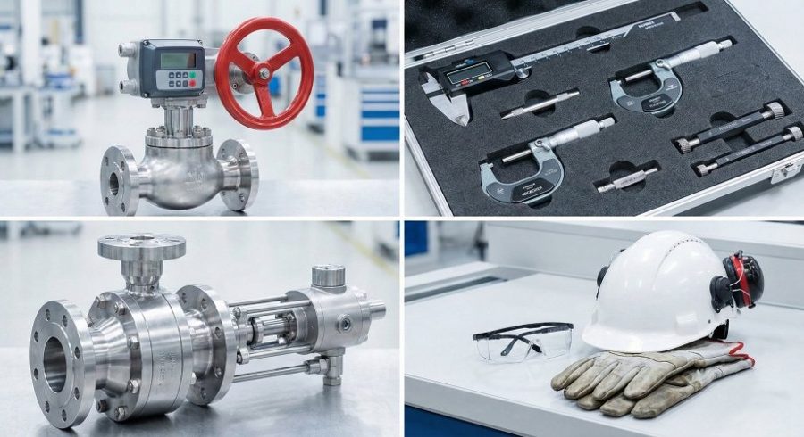 Válvulas, instrumentos y componentes industriales